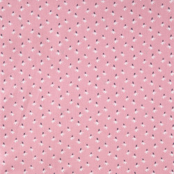 Coated  Cotton COZID Faded Pink / Jade